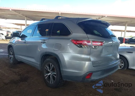 2016 Toyota Highlander Xle V6 из США, поврежденный, VIN 5TDKKRFH5GS175534